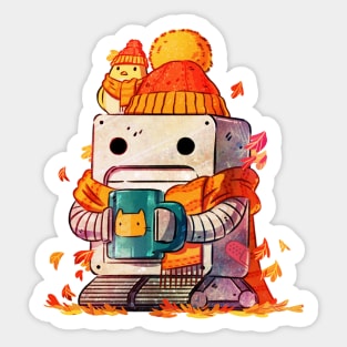 Autumn Bot Sticker